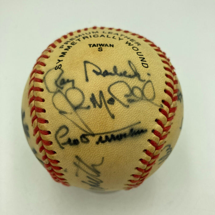 Willie Mays Leo Durocher San Francisco Giants Legends Signed Baseball Beckett