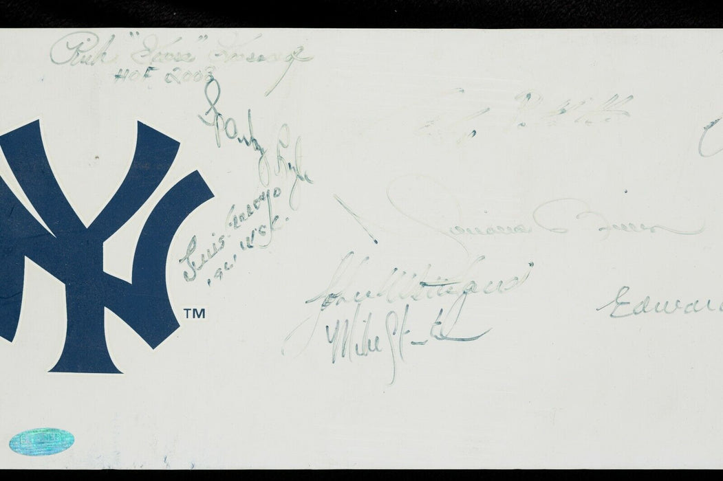 Mariano Rivera New York Yankees Greats Signed Pitching Rubber Steiner COA