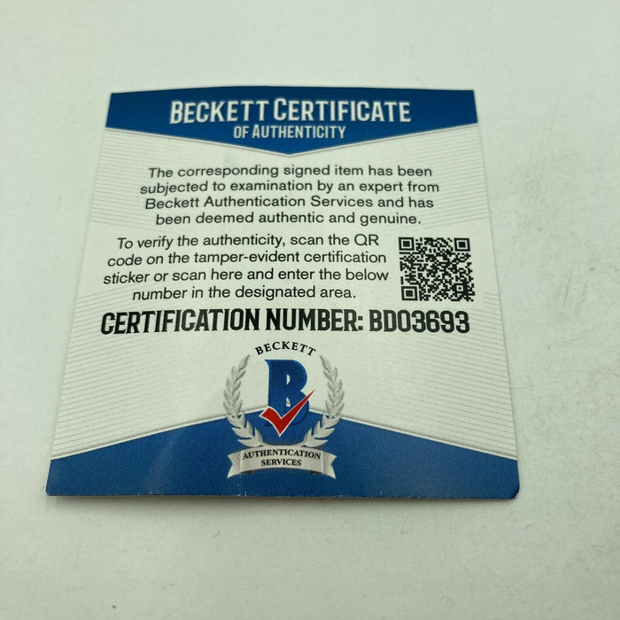 A. J. Pierzynski 2005 World Series Champs Signed Baseball Beckett COA