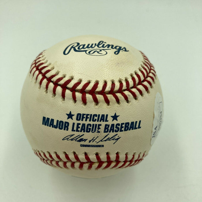 Steve Largent HOF 1995 Signed Autographed Baseball NFL JSA COA