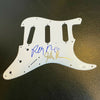 The Doors John Densmore & Robby Krieger Signed Guitar Pickguard JSA COA