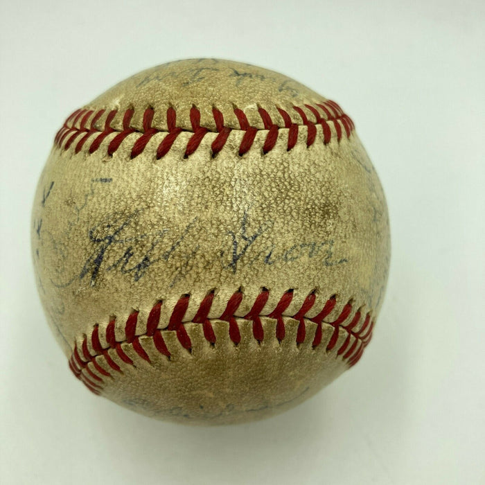 Jimmie Foxx Ted Williams Rookie 1940 Boston Red Sox Team Signed Baseball JSA COA