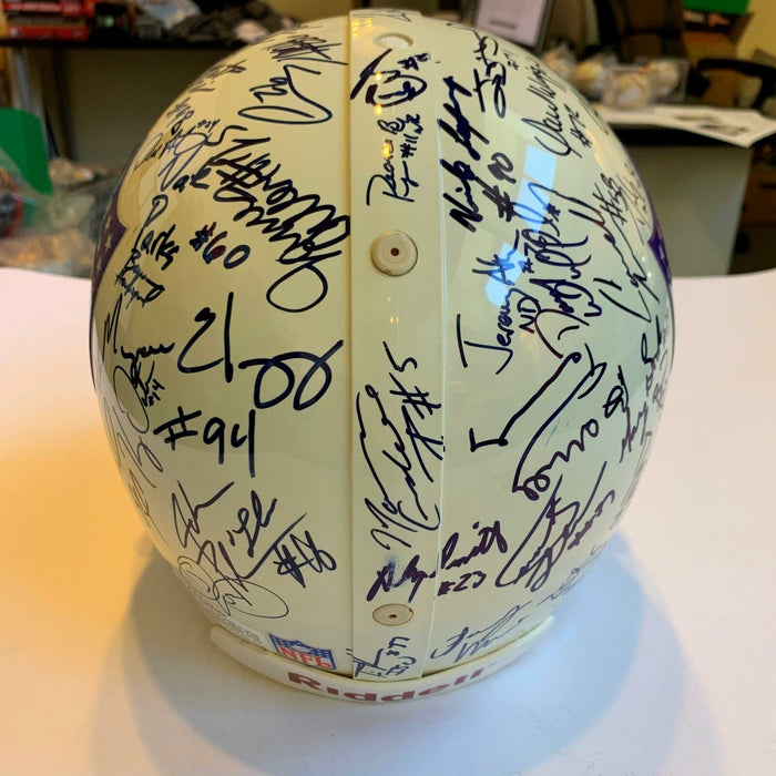 1997 NFL Draft Multi Signed Full Size Authentic Helmet 50+ Signatures JSA COA