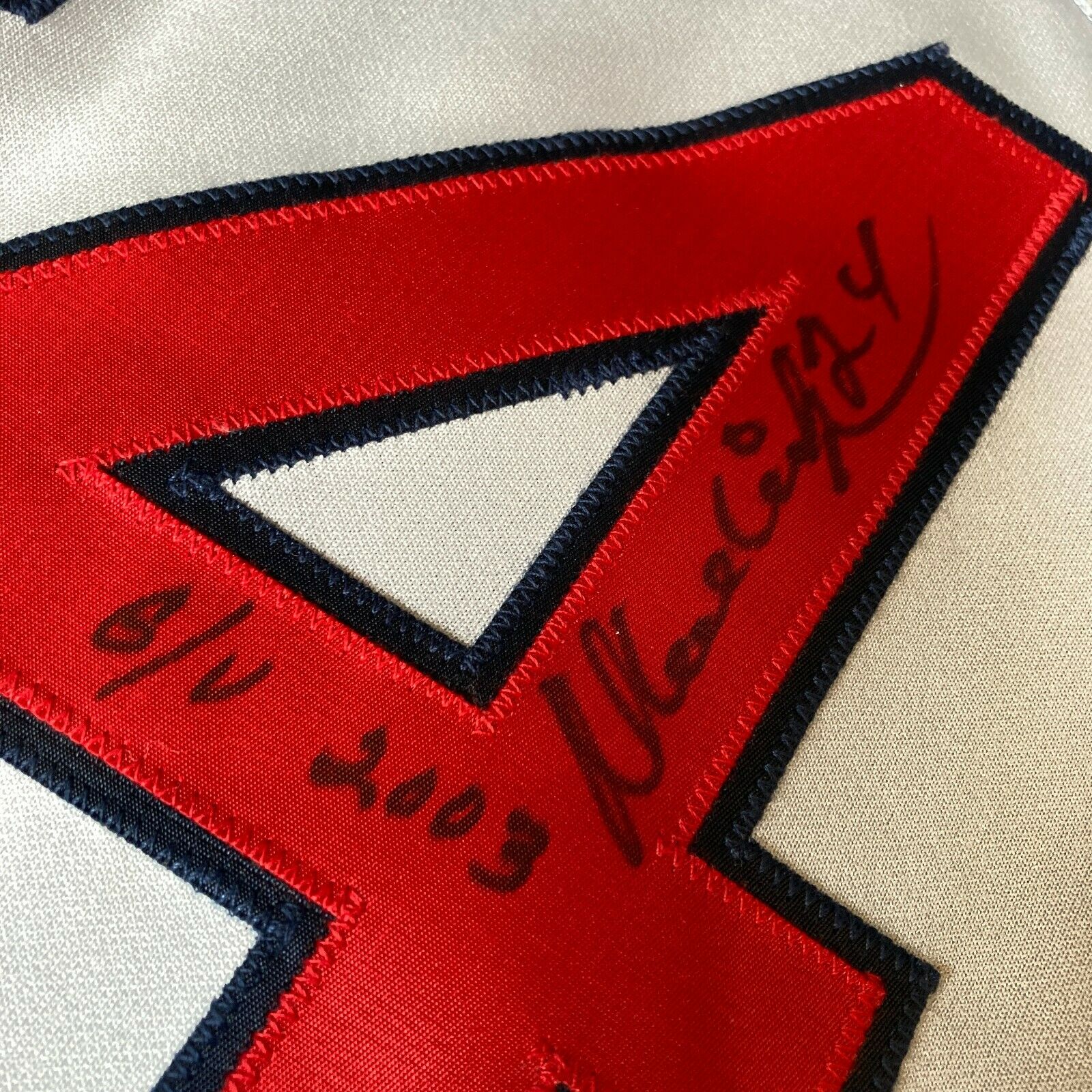 Manny Ramirez Signed Inscribed 2003 Boston Red Sox Game Used Jersey JS —  Showpieces Sports