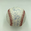 2008 New York Yankees Team Signed Baseball Derek Jeter & Mariano Rivera Steiner