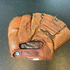 Warren Spahn Signed 1940's Game Model Baseball Glove With JSA COA