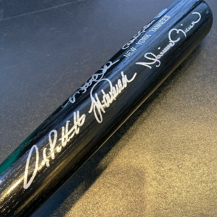 Derek Jeter Mariano Rivera Andy Pettitte Posada Core Four Signed Bat MLB Holo