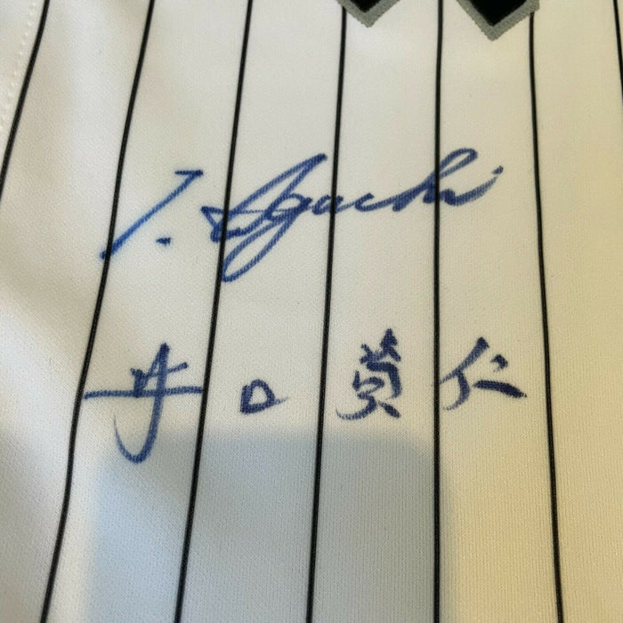 Tadahito Iguchi English & Japanese Signed Chicago White Sox Jersey Steiner COA