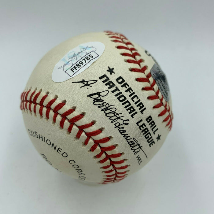 Sammy Baugh NFL Signed Autographed Official National League Baseball JSA COA