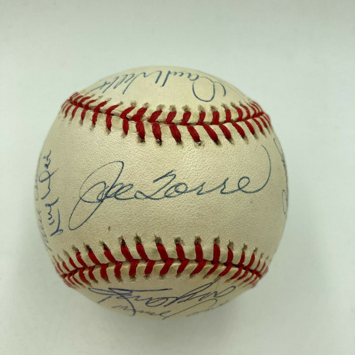 1998 New York Yankees World Series Champs Team Signed W.S. Baseball JSA COA PSA