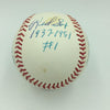 Robert Pershing Bobby Doerr Full Name Signed Heavily Career Stat Baseball PSA
