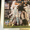 2000 Yankees WS Champs Team Signed 16x20 Photo Derek Jeter Rivera Steiner COA