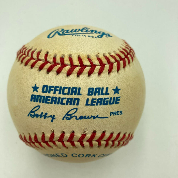 Cecil Fielder Signed Official American League Baseball