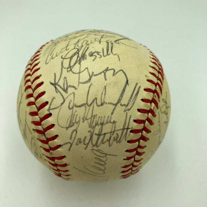 1982 New York Yankees Team Signed Official American League Baseball JSA COA