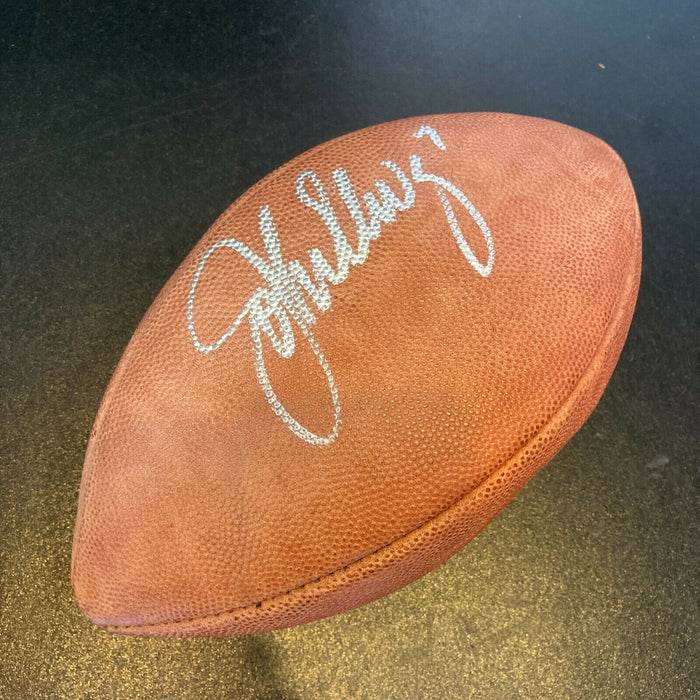 John Elway Signed Official Super Bowl XXXII Wilson NFL Football JSA COA