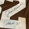 Jim Brown "ROY 1957 3X MVP HOF 1971" Signed Cleveland Browns Jersey JSA COA