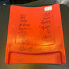 New York Giants Legends Signed Seatback Eli Manning Michael Strahan Steiner COA