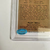 1941 Play Ball Joe Dimaggio Signed Porcelain Baseball Card PSA DNA Auto
