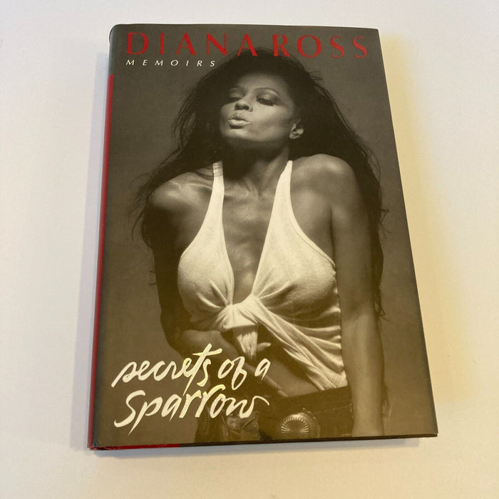 Diana Ross Signed Autographed Secrets Of A Sparrow Book JSA COA