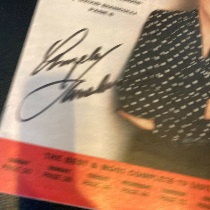 Angela Lansbury Signed Autographed Magazine With JSA COA