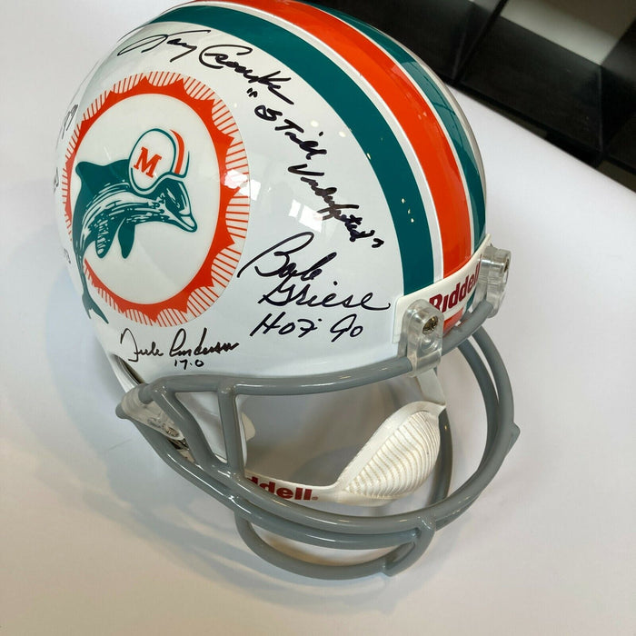 1972 Miami Dolphins Super Bowl Champs Team Signed Authentic Helmet Steiner COA