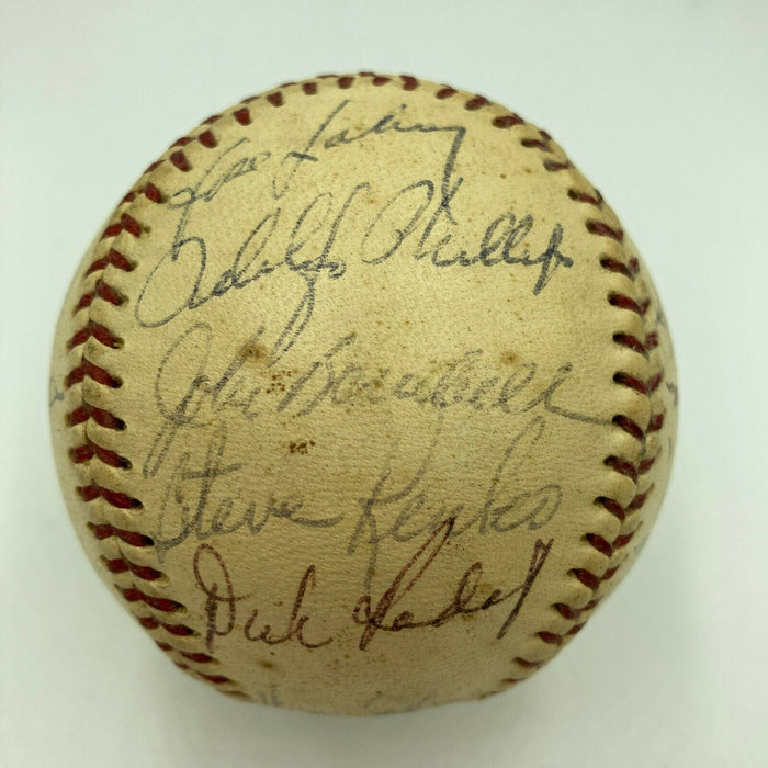 1969 Montreal Expos Inaugural Season Team Signed National League Baseball JSA