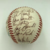 Stunning 1972 Oakland A's Athletics World Series Champs Team Signed Baseball JSA