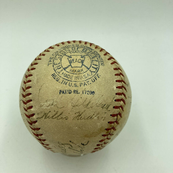 Rare 1936 Cleveland Indians Team Signed Baseball Bob Feller Rookie PSA DNA COA