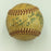 1950 NY Yankees World Series Champs Team Signed Baseball Joe Dimaggio JSA COA