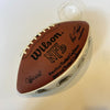 Tom Landry Buck Buchanan 1990 Hall Of Fame Induction Signed Football JSA COA