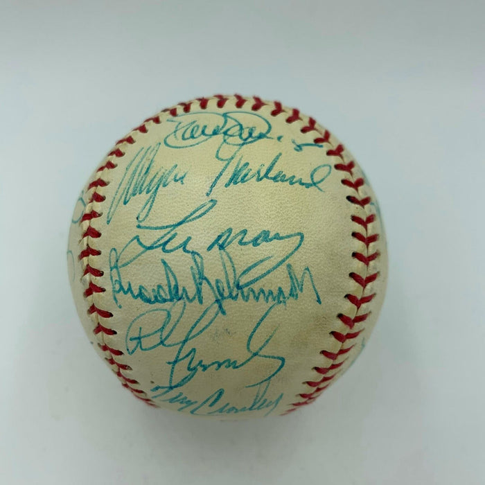 1976 Baltimore Orioles Team Signed Baseball Brooks Robinson Earl Weaver