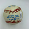 Bob Lemon Signed Vintage Official American League Macphail Baseball JSA COA