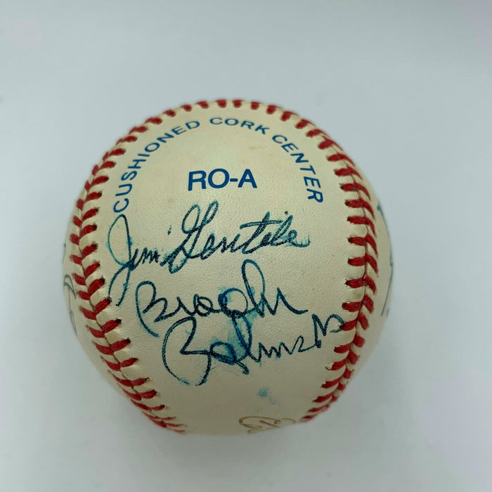Baltimore Orioles Legends Multi Signed Baseball Brooks Robinson Earl Weaver