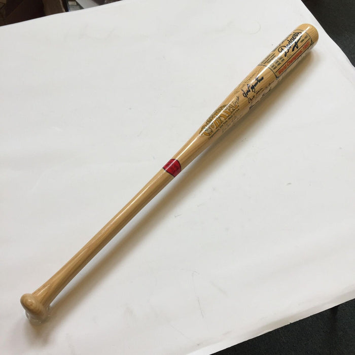 Beautiful 1950's Brooklyn Dodgers Multi Signed Cooperstown Bat With 46 Sigs PSA