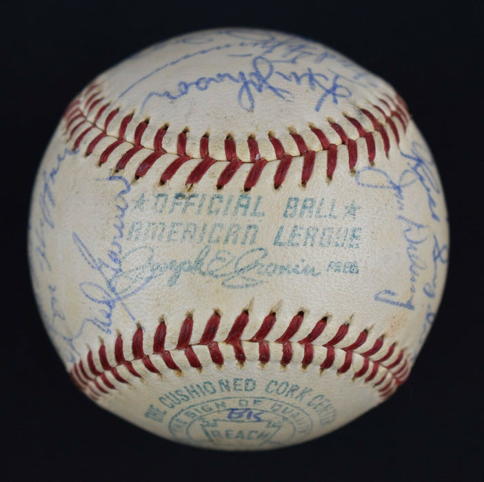 1960 Kansas City Athletics Team Signed American League Cronin Baseball PSA DNA