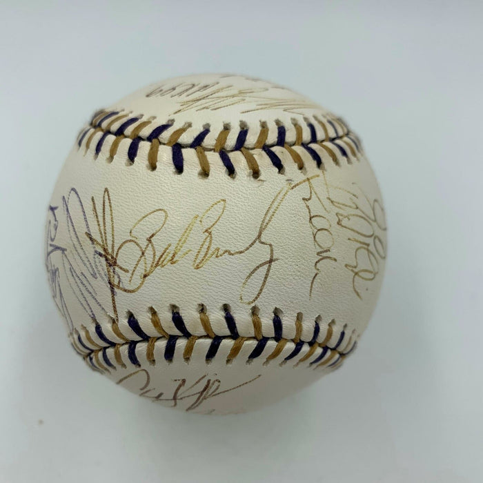 2002 All Star Game Team Signed Baseball Mike Piazza Frank Robinson Vlad Guerrero