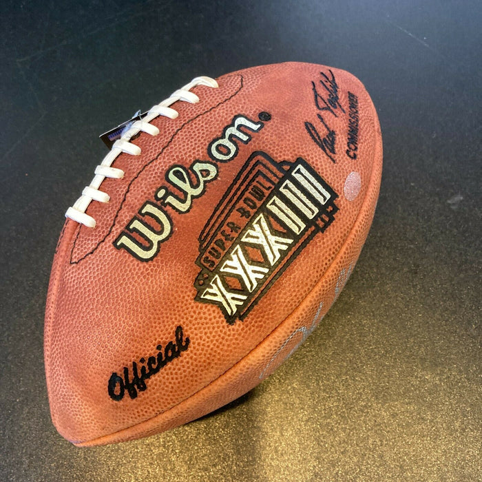 John Elway Signed Official Super Bowl XXXII Wilson NFL Football JSA COA