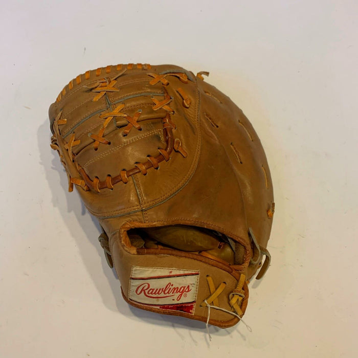 Ed Kranepool Signed 1960's Game Model First Base Baseball Glove JSA COA NY Mets