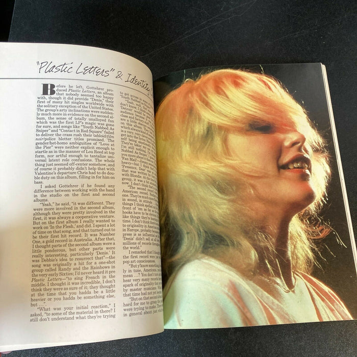 Debbie Harry Blondie Signed Autographed Vintage Book With JSA COA