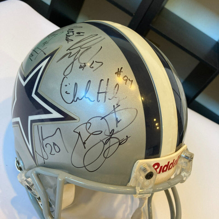 1995 Dallas Cowboys Super Bowl Champs Team Signed Authentic Helmet PSA DNA COA