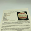 Bill Dickey Signed Official American League Baseball JSA COA