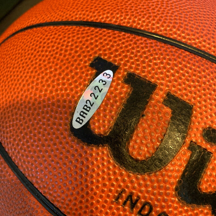 1990-91 Chicago Bulls NBA Champs Team Signed Basketball Michael Jordan UDA & JSA