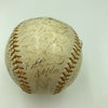 Rare 1943 New York Yankees World Series Champs Team Signed Baseball JSA COA