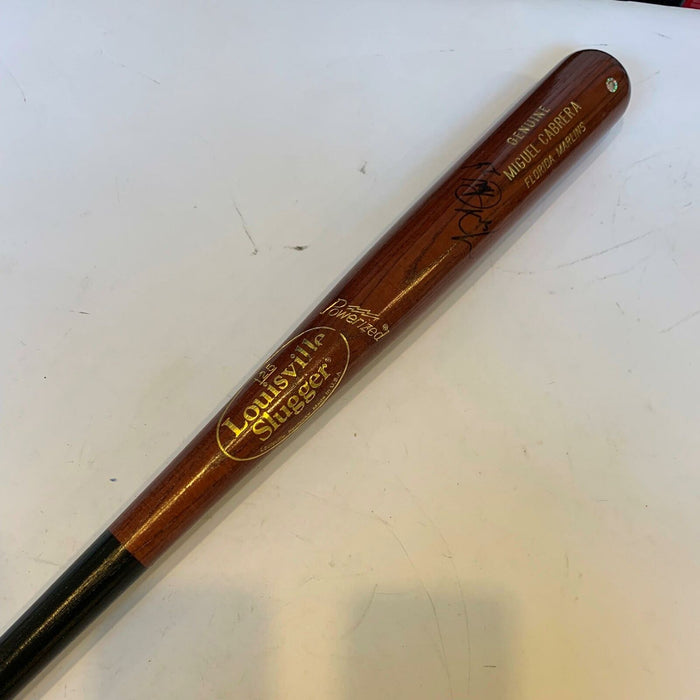 Miguel Cabrera Signed Louisville Slugger Game Model Bat MLB Authenticated Holo