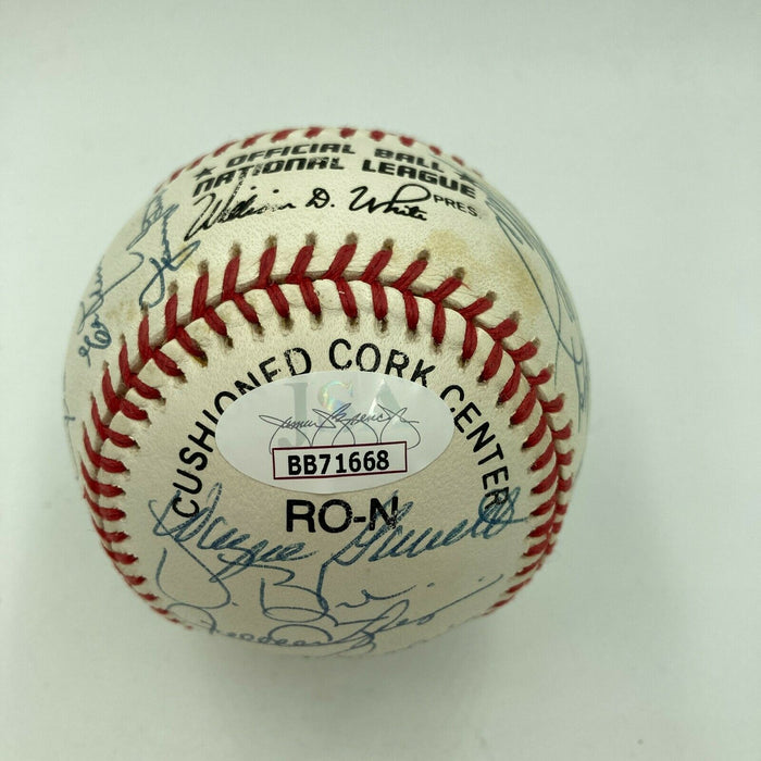 1973 Oakland A's Athletics World Series Champs Team Signed Baseball With JSA COA
