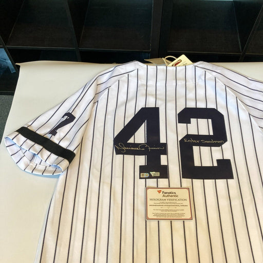 Mariano Rivera Enter Sandman Signed 1995 New York Yankees Rookie Jersey Fanatics