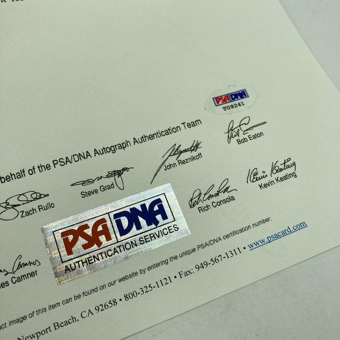 The Finest Hack Wilson Single Signed 1930 National League Baseball PSA DNA COA