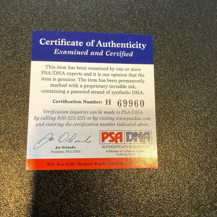 Beautiful Johnny Unitas Signed Wilson Official NFL Football PSA DNA COA