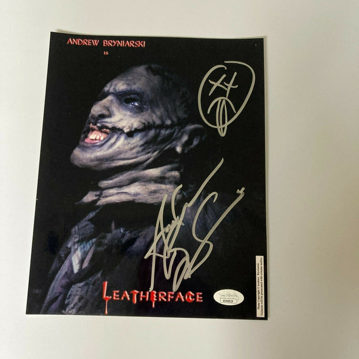 Andrew Bryniarski Signed Autographed Leatherface Photo With JSA COA