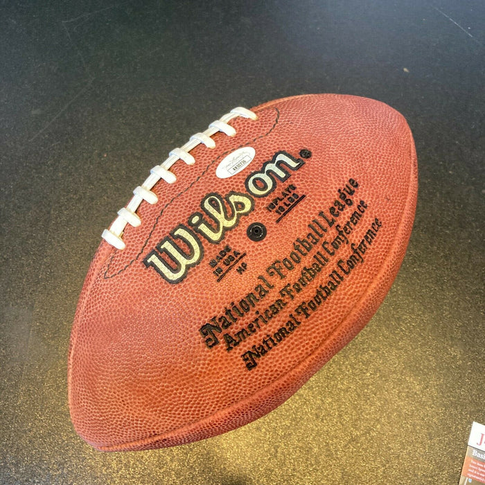 Dan Marino Signed 343 Touchdowns Commemorative NFL Wilson Football JSA COA